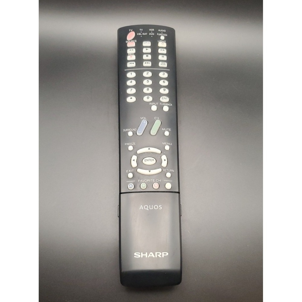 Sharp AQUOS OEM Remote Control Working Lights GA535WJSA - TESTED